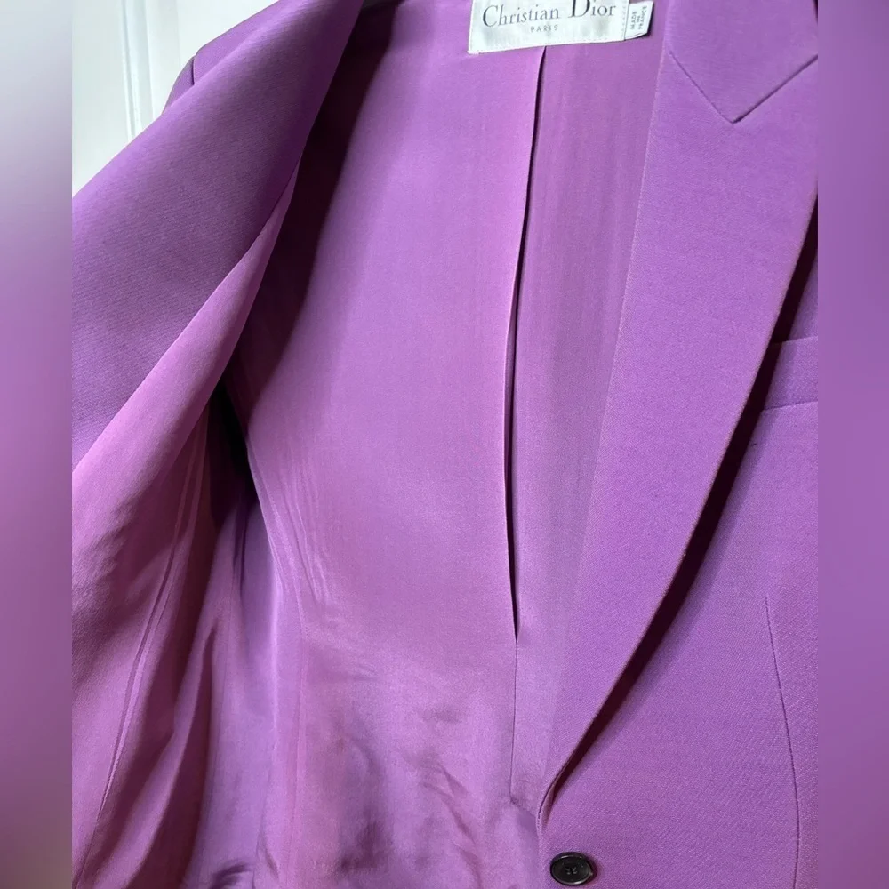 Dior women’s like new Purple Women's Blazer size US 8